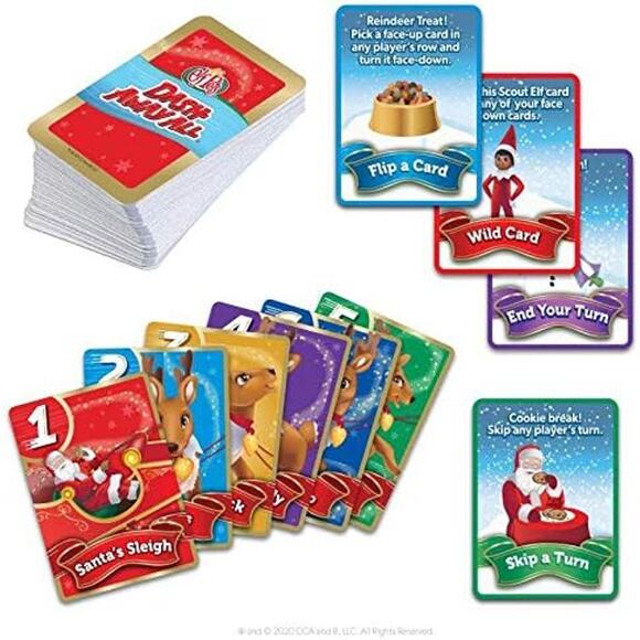 Brand New! Holiday Elf On The Shelf Dash Away All Card Game - Picture 3 of 5